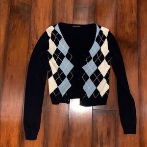 Brandy Melville Argyle Sweater